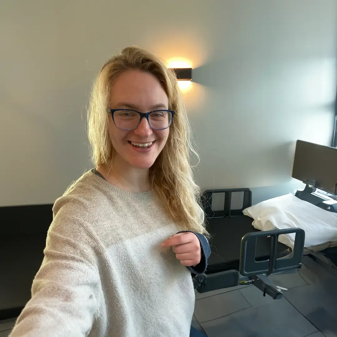 Young women donating her eggs